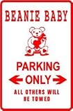 BEANIE BABY PARKING sign street hobby toy