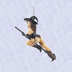 Christmas ornament Gothic holiday witch temptress new