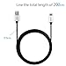 Type C Cable ,6.6 Ft (2m) Braided Cable Reversible Connector for New Macbook 12 Inch, High Speed Charging Cable Power Line for Chromebook Pixel, Nokia N1 Tabletand Other Devices Type C USB