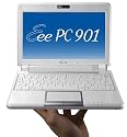 ASUS Eee PC 901 8.9-Inch Netbook (1.6 GHz Intel Atom N270 Processor, 1 GB RAM, 20 GB Solid State Drive, 20 GB Eee Storage, Linux, 6 Cell Battery) Pearl White