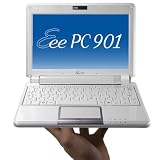 ASUS Eee PC 901 8.9-Inch Netbook (1.6 GHz Intel Atom N270 Processor, 1 GB RAM, 20 GB Solid State Drive, 20 GB Eee Storage, Linux, 6 Cell Battery) Pearl White