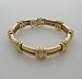Tiffany&Co 14k Gold Bracelet From The Atlas Collection