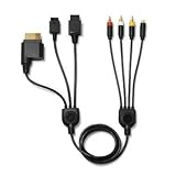 New Universal S-Video/Av Cables Works With Wii Ps2 Ps3 Xbox 360 Powera Exce ....