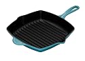 Le Creuset 20121261700460 Skillet - Grillpfanne, Quadr. karibikblau