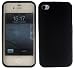 Two Piece Clear Touchable Front & Black Back Hard Case / Cov