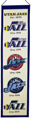 NBA Utah Jazz Heritage Banner