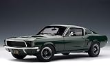 ダイキャストカー 1968 フォード マスタングGT スティーブ・マックイーンVer グリーン 1/18 （並行輸入品）