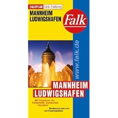 Falkplan Falk-Faltung Mannheim / Ludwigshafen