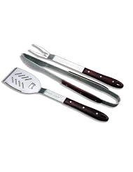 Buy Man Law 3-Piece BBQ Wood Handle Tool Set