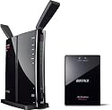 BUFFALO ネットTV対応 11n/a & 11n/g 無線LANルーター イーサネットコンバーターセット WZR-HP-AG300H/EV