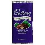 Cadbury Milk Chocolate Bar Filled with Irish Creme, 4-Ounce Bars (Pack of 6)