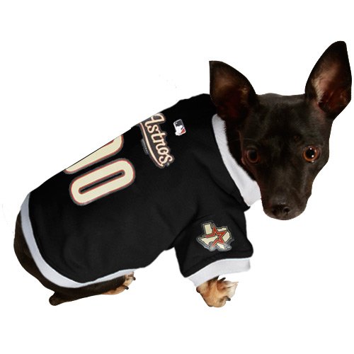 Houston Astros Black Mesh Pet Jersey (X-Large)