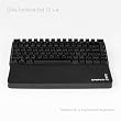 Grifiti Fat Wrist Pad 12 is a 4 x 12 Inch Wrist Rest for Small Mechanical Keyboards, MacBooks, Laptops, and Notebooks in Black Neoprene and Black Nylon