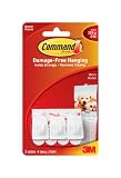 Command 17066 Micro Plastic Hooks, 3 Hooks 4 Strips