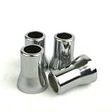 Quick Pressure - TR413 Valve Sleeves (4 units pack) - Chrome Plated Brass
