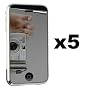 5-Pack Premium Reusable LCD Mirror Screen Protector with Lint Cleaning Cloth for Apple iPhone 3G 8GB 16GB / 3G S 16GB 32GB