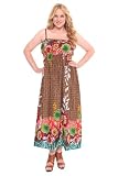 Torrid Plus Size Printed Border Maxi Dress