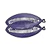 Set of Two 5 Inch Banana Clip Hair Clincher Rounded Edges Hair Comb
