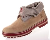 Timberland - TIMBERLAND Roll Top Mens Boots Shoes Nubuck Leather Wheat