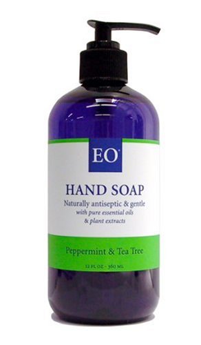 EO Hand Soap, Peppermint & Tea Tree, 12-Ounce Bottles (Pack of 3) by EO