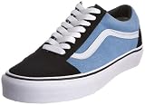 Vans Unisex Adult Old Skool Trainer Streetstyle Bonnie Blue/Black VKW64IH 11 UK