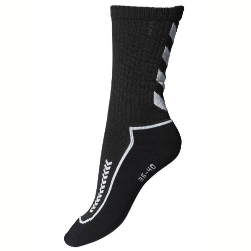 hummel Herren Advanced Indoor Socke, schwarz / grau, 46 - 48 ( 14 ), 21-058, 2408