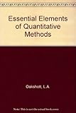 Essential elements of quantitative methods