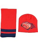 Disney Cars Boys High Speed Havoc Beanie & Scarf Set
