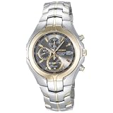 Seiko Men's SNAC94 Excelsior Alarm Chronograph Two-Tone Watch