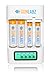 SunLabz® 4 Bay/Slot Smart Battery Charger for AA AAA NiCd NiHM Rechargeable Batteries