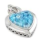 Millefiori Blue Heart Pendant