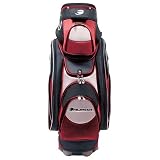 Orlimar 14-Compartment Club Management Top Cart Bag (Black/Red)
