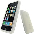 igadgitz Silikon H�lle Etui Case Schutzh�lle Tasche in Wei� f�r Apple iPhone 3G & 3GS 8gb, 16gb & 32gb + Display Schutzfolie