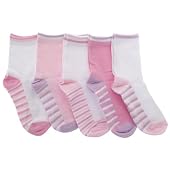 Girls/Kids Patterned Cotton Rich Socks (Pack of 5)