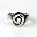 STERLING SILVER TOE RING - 10mm Spriral
