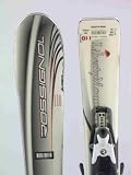 Used Rossignol JR Edge Kids Snow Skis with Bindings 110cm C slices