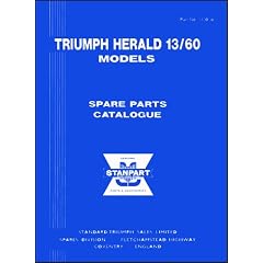 Triumph Herald 13/60 Official Spare Parts Catalogue: (517056)