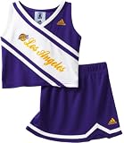 41Tw44I3B2L. SL160  NBA Toddler Los Angeles Lakers 2 Piece Cheerleader Set   R248Tqla (Regal Purple, 2T)
