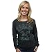 NFL Philadelphia Eagles Women's True Vintage Distressed Triblend Crew Neck Long Sleeve Pullover