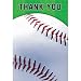 Baseball Fan Thank You Cards, 8ct