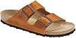Birkenstock Arizona 52891, Unisex - Erwachsene Clogs & Pantoletten aus Naturleder, Braun (Antik Braun), EU 39 (normal)