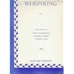 Whispering (from Greenwich Village starring Carmen Miranda, Don Ameche, and William Bendix) book cover