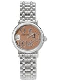 Gerald Genta Arena Retro Ladies' Watch Stainless Steel Brown Guilloche Dial REC-S-10-540-B1-BD