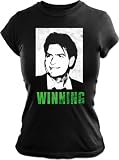 CHARLIE SHEEN SHIRTS - CHARLIE SHEEN T-SHIRTS FOR GIRLS - WINNING - CHARLIE SHEEN WINNING TEES - JUNIORS - LICENSED OFFICIAL CHARLIE SHEEN GEAR!