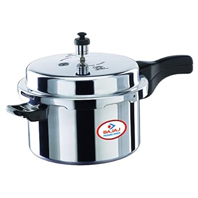 Bajaj Majesty Pressure Cooker, 5 Litres, Sliver
