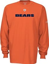 Chicago Bears Orange Official Sideline Long Sleeve T-Shirt - Small