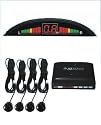 Black Rear Car Parking Reversing Buzzer & LED Sensors 4 safe sensor