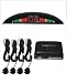 Black Rear Car Parking Reversing Buzzer & LED Sensors 4 safe sensor