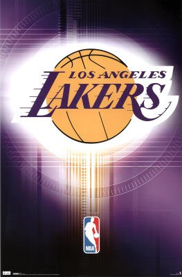 (22x34) Los Angeles Lakers Logo 2010 Sports Poster Print