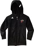 NBA Youth Miami Heat On Court Pre-Game Hoody - R289Nuhe (Black, Small)